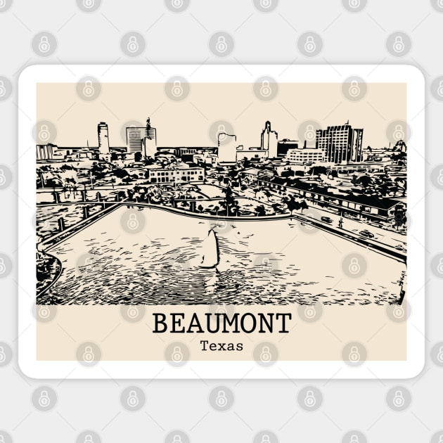 Beaumont - Texas Magnet by Lakeric
